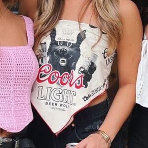 Coors Light Bandana Top